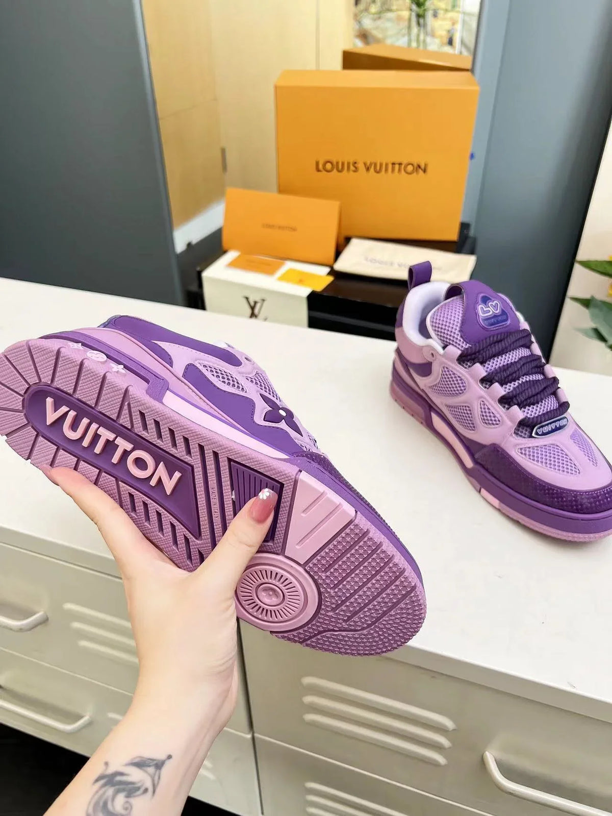 Louis Vuitton Skate - Purple