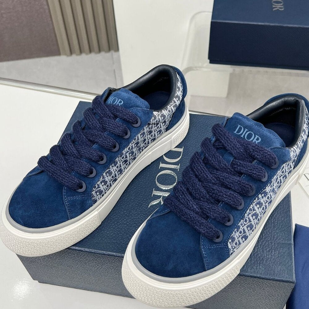 Dior B33 Sneaker Navy Blue Oblique Jacquard