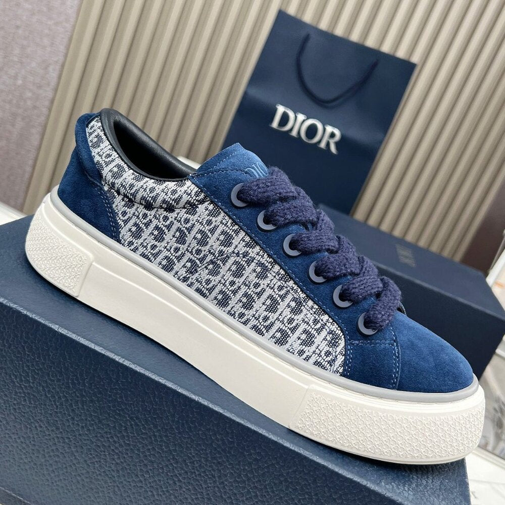 Dior B33 Sneaker Navy Blue Oblique Jacquard
