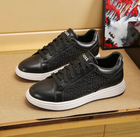 Hugo Boss Monogram Black White Lace-Up