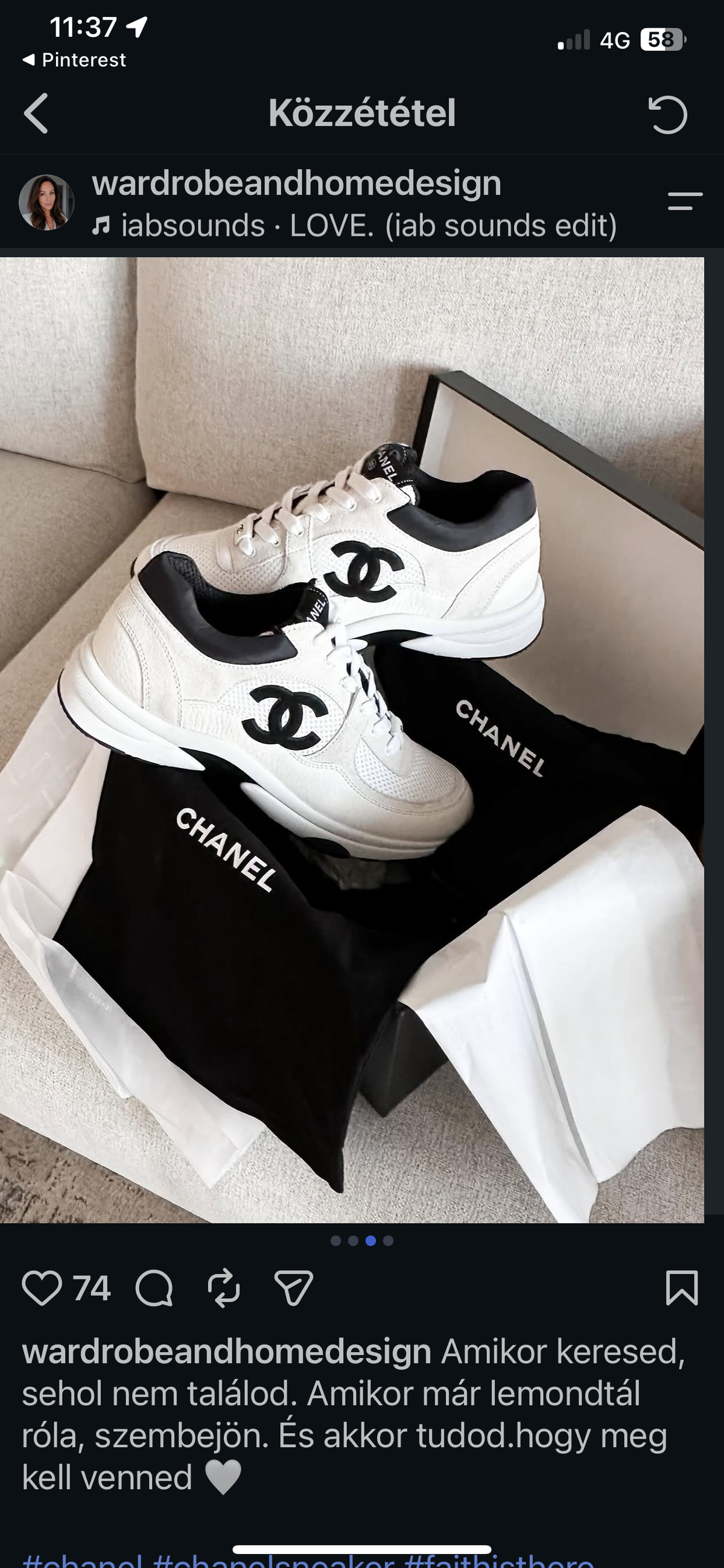 Chanel Low Suede White Black